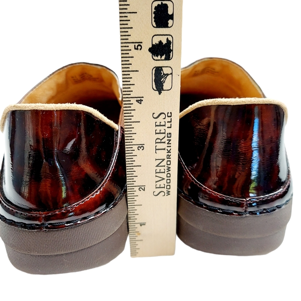 FITFLOP Size 8 Superloafer Tortoiseshell Loafer Chocolate Brown Turtle NEW - Picture 7 of 10